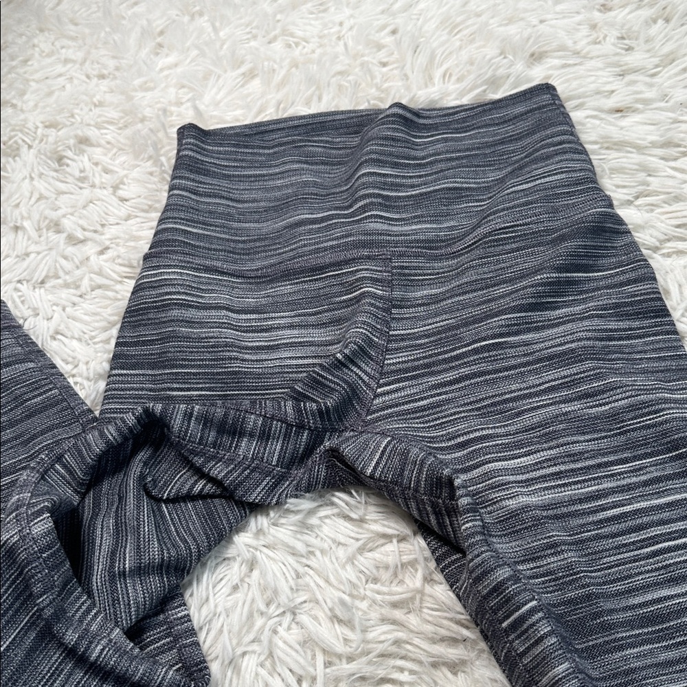Lululemon Align Pant II 25" Mini Space Dye Herringbone Heathered Black White / B - Picture 2 of 5